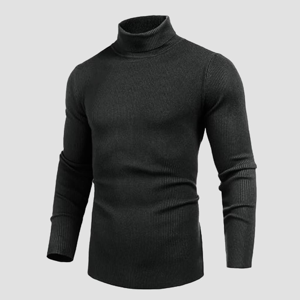 Blusa Cacharrel Masculina Canelada Manga Longa Inverno