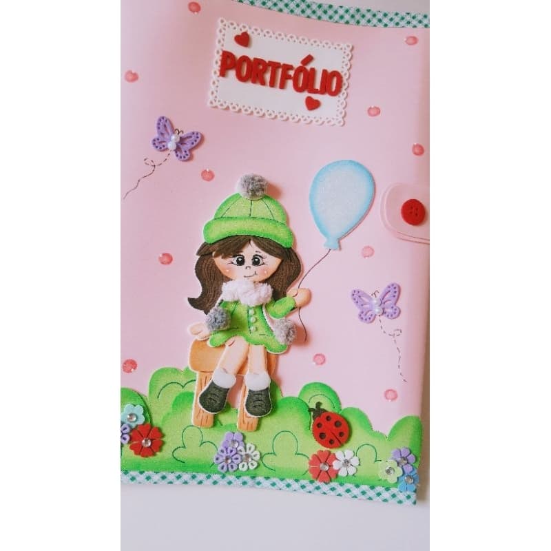 Capa para Portifólio em eva personalizada