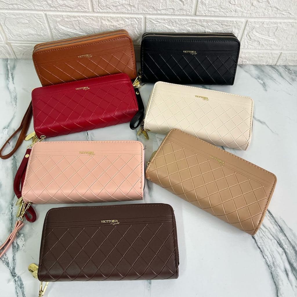 Bolsa feminina  carteira pendurada  bolsa 2ziper