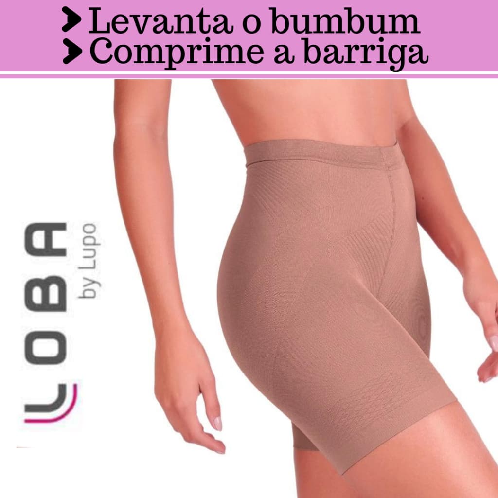 Cinta Short Modeladora Lupo Loba  Up-Line Original Levanta Bumbum