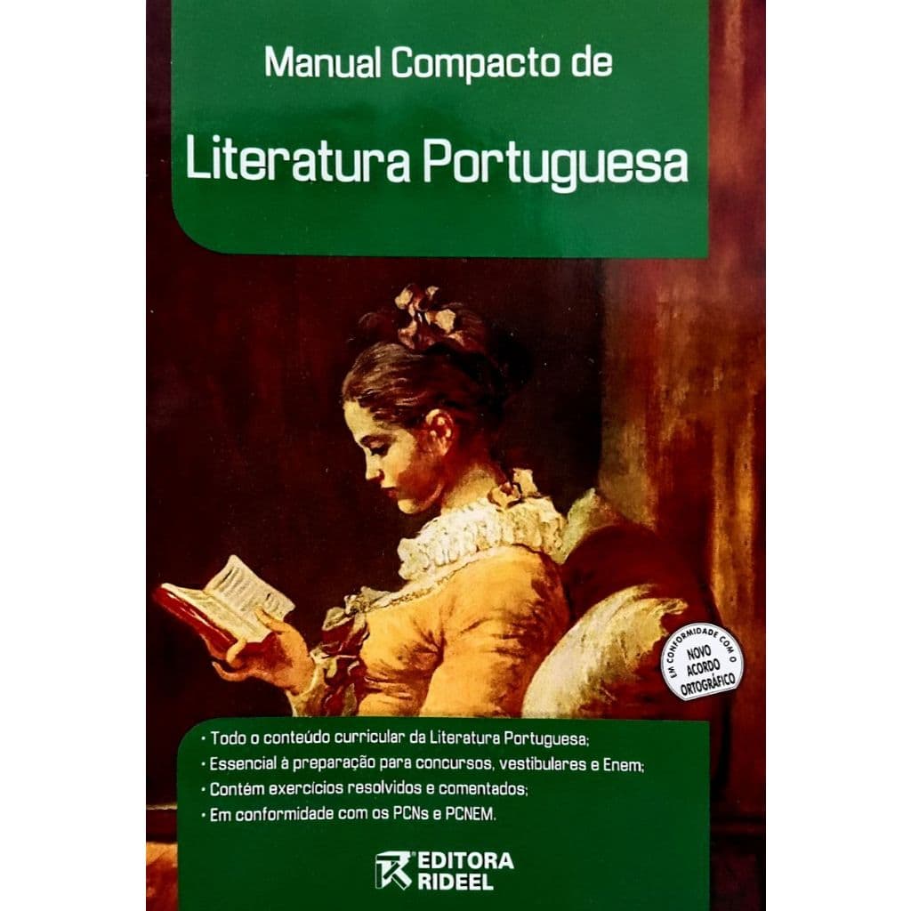 Livro: Manual Compacto de Literatura Portuguesa (Novo, Lacrado)