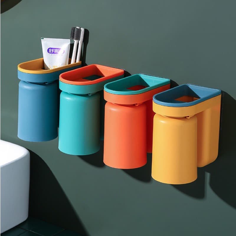 Porta Escova De Dentes Copo De Sem Perfuração