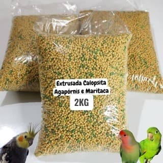NaturaGreen extrusada Média Calopsita, Agapórnis e Maritaca (2Kg)