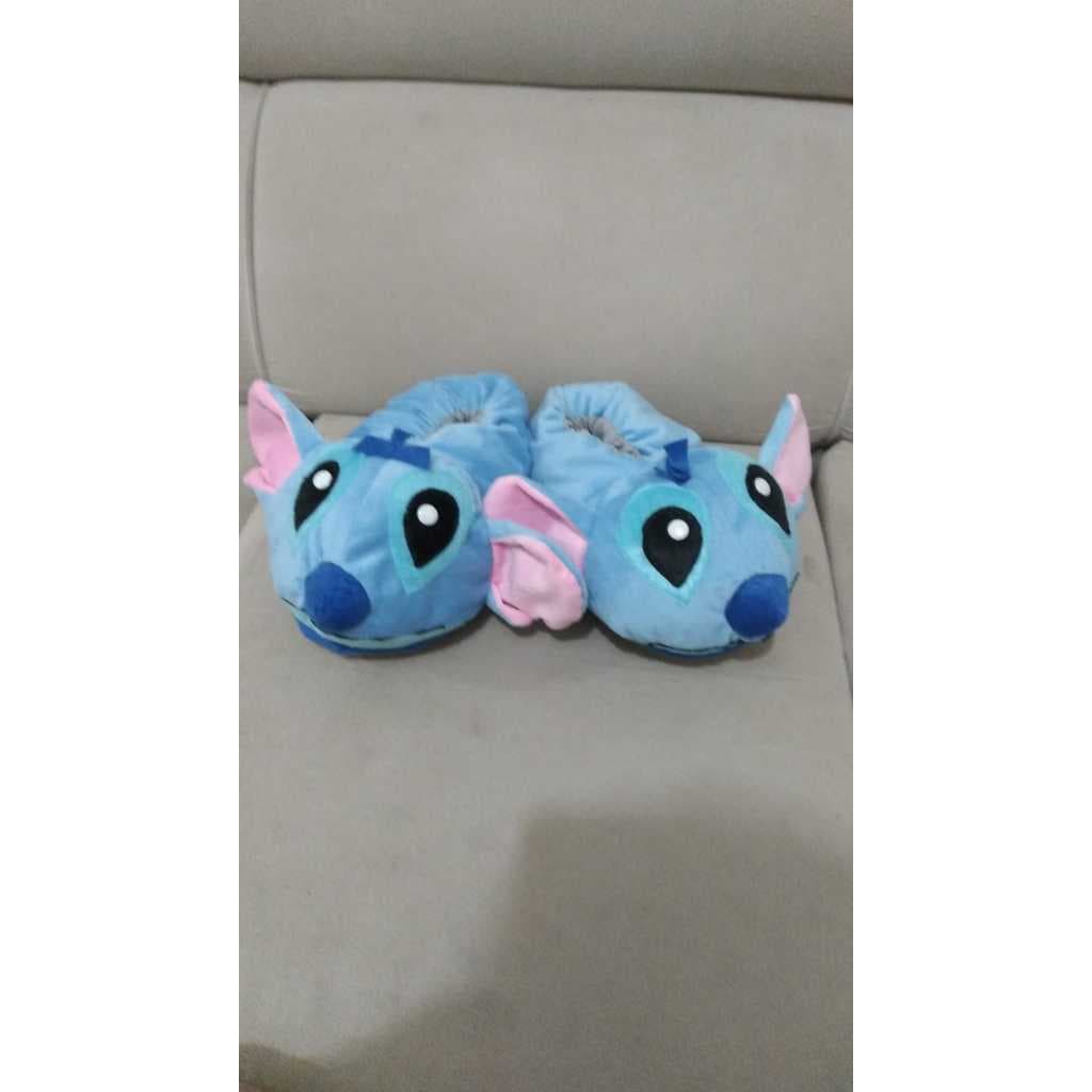 Pantufas do Stitch Azul
