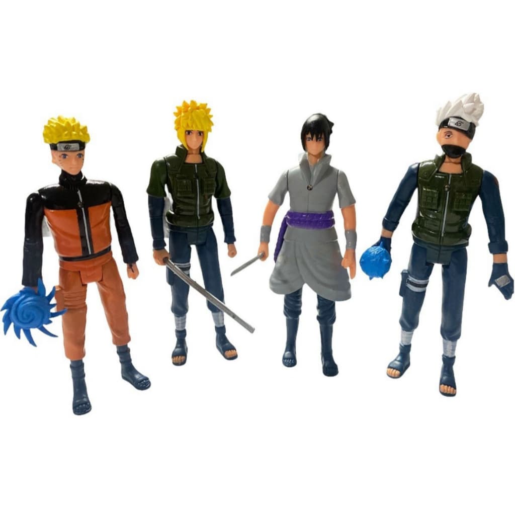 Bonecos de Ação para Crianças Naruto Minato Kakashi Sasuke Top Anime Figure Action
