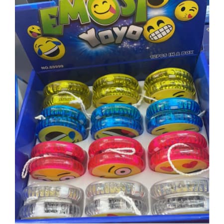 kit 12 Super Ioiô Com Luz De Led Divertido Infantil