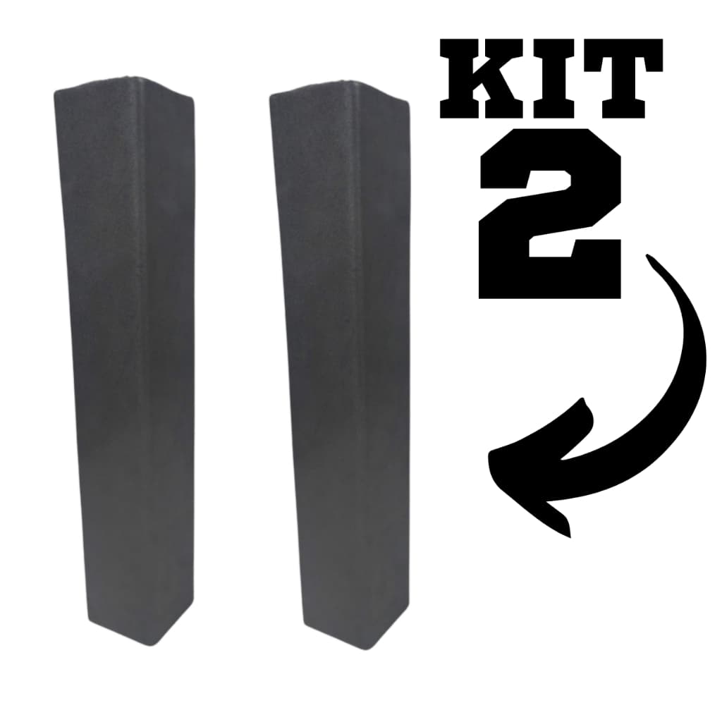 Kit 2 Protetor de quina Cantoneira 50xcm 10mm autocolante