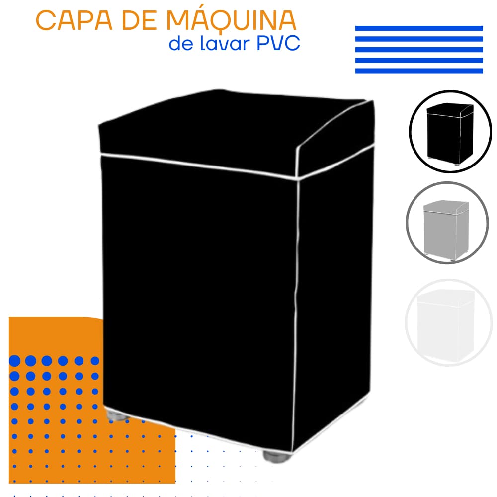 Capa para Máquina de Lavar Todos Tamanhos e Marcas Electrolux Brastemp Consul