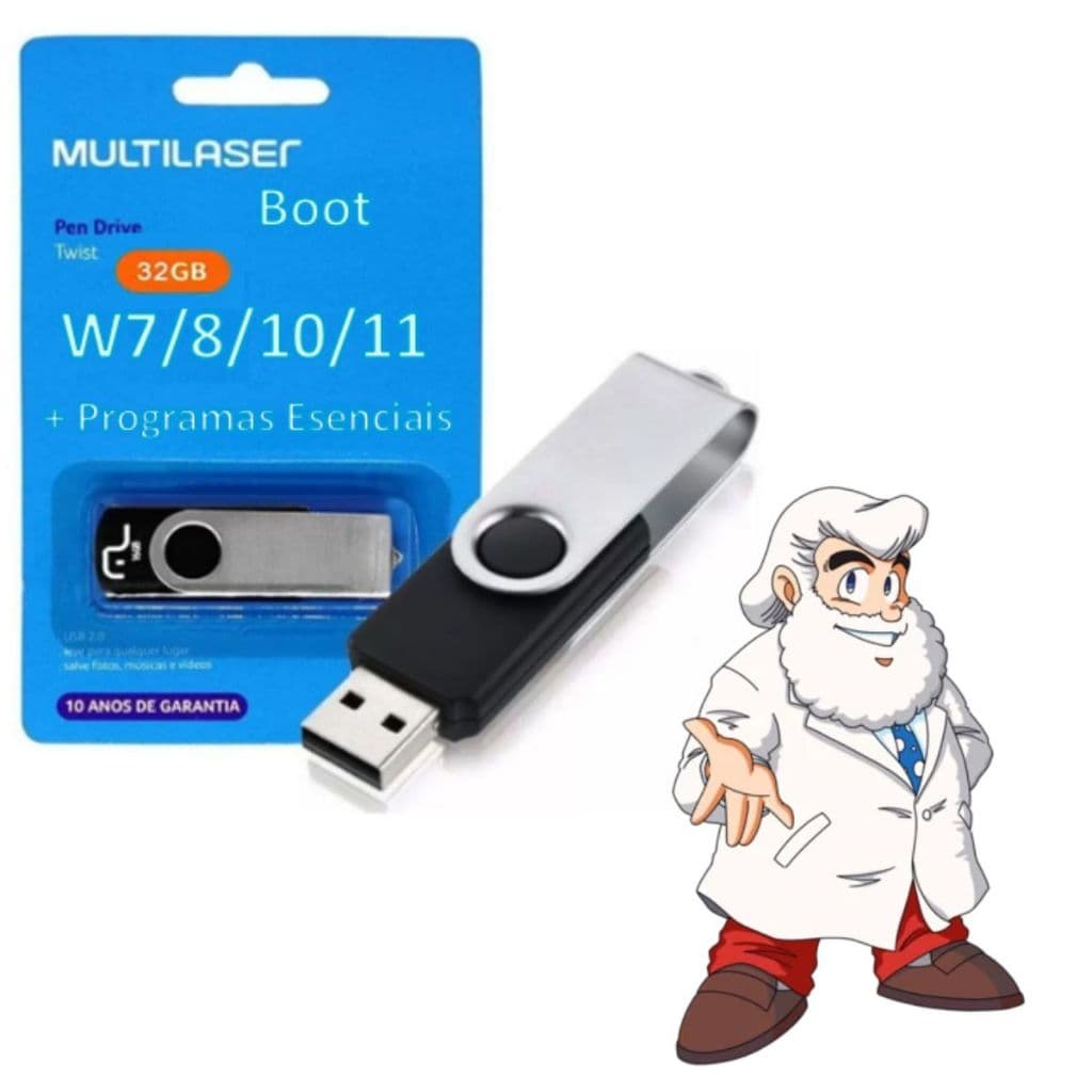 Pendrive Bootavel C/ Windows 7/8/10/11