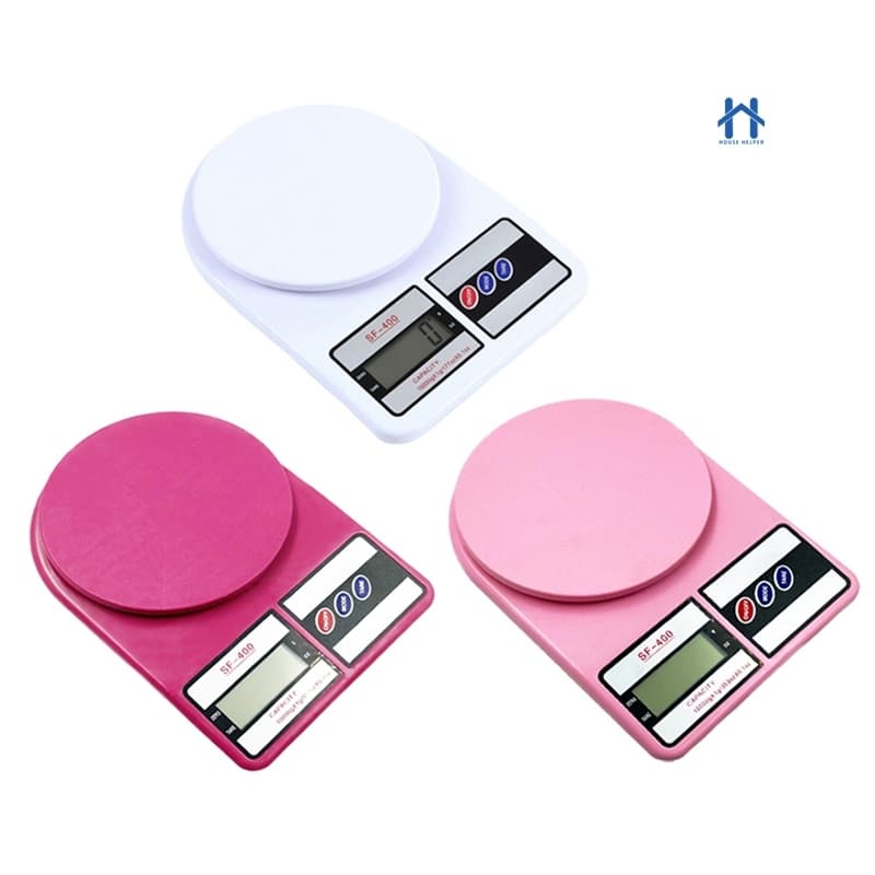 Balança de Cozinha Digital Com Pilhas Alta Precisão 10Kg para Dieta Fitness Bela Casa Utilidades