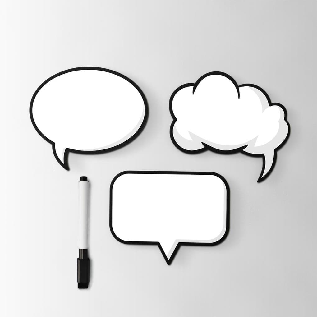 Ímãs De Geladeira, Lembretes Magnéticos Em Forma de Balões Anotações Com Caneta