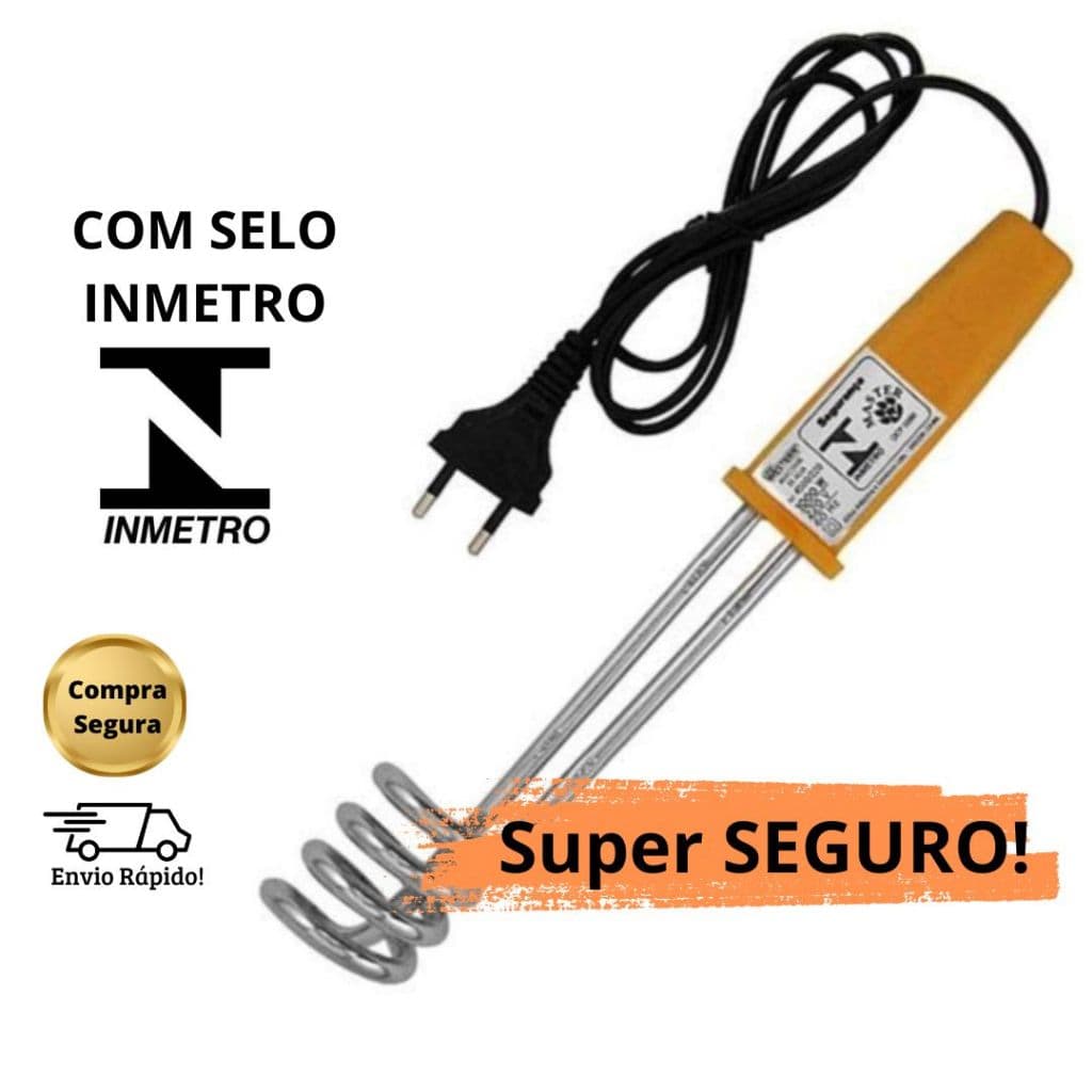 Ebulidor Eletrico Rabo Quente 127v Ou 220v Ferve Água Rápido MERGULHAO Elétrico Aquecedor