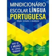 Dicionário Minidicionário Escolar Língua Portuguesa/ Inglesa Nova Ortografia