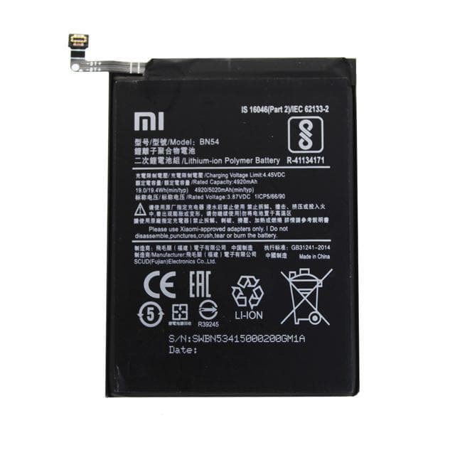 Bat Xiaomi Redmi Note 9  Bn54 original