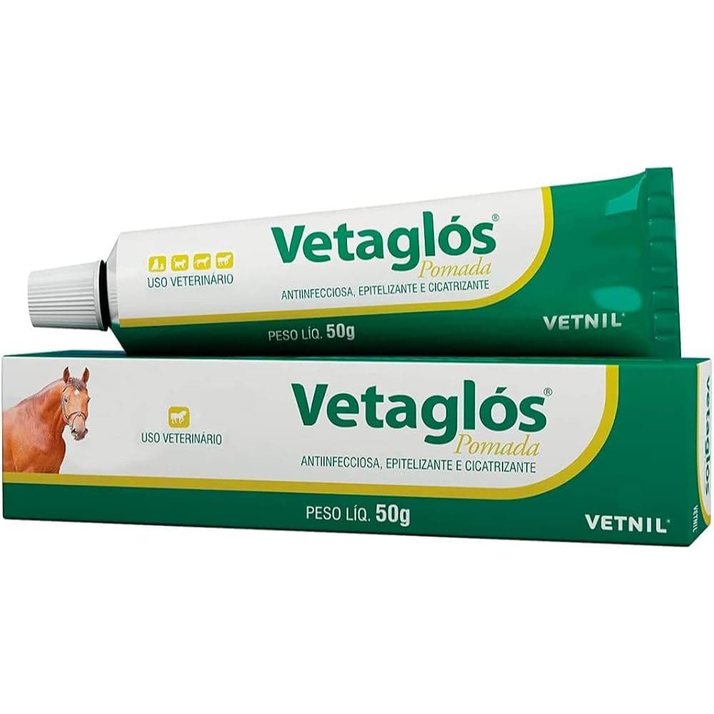 Vetaglos Pomada Cicatrizante Vetnil - 20 g e 50 g