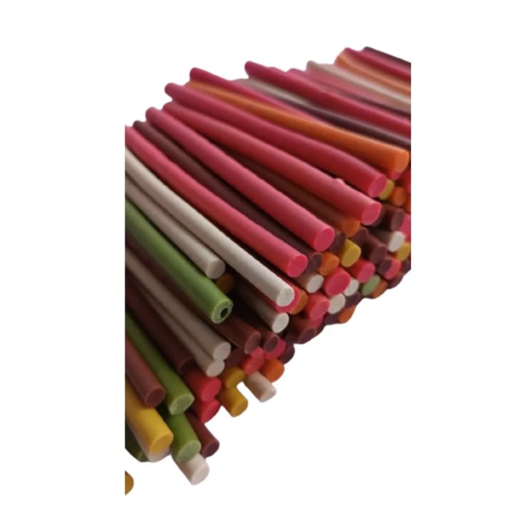 Petisco para Cachorros Flex Palito 8/5 Fino Color Embalagem de 100g Unidade