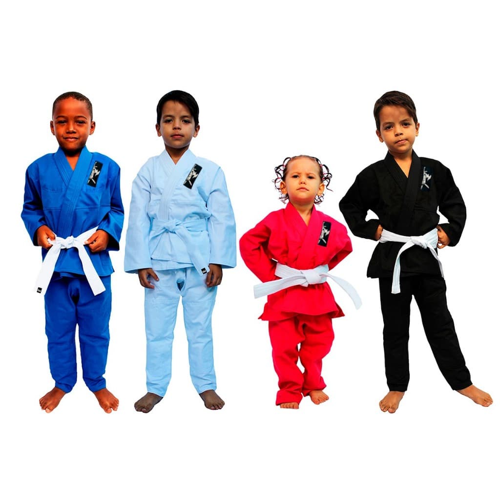 Kimono Infantil Reforçado Jiujitsu, Judo + Faixa