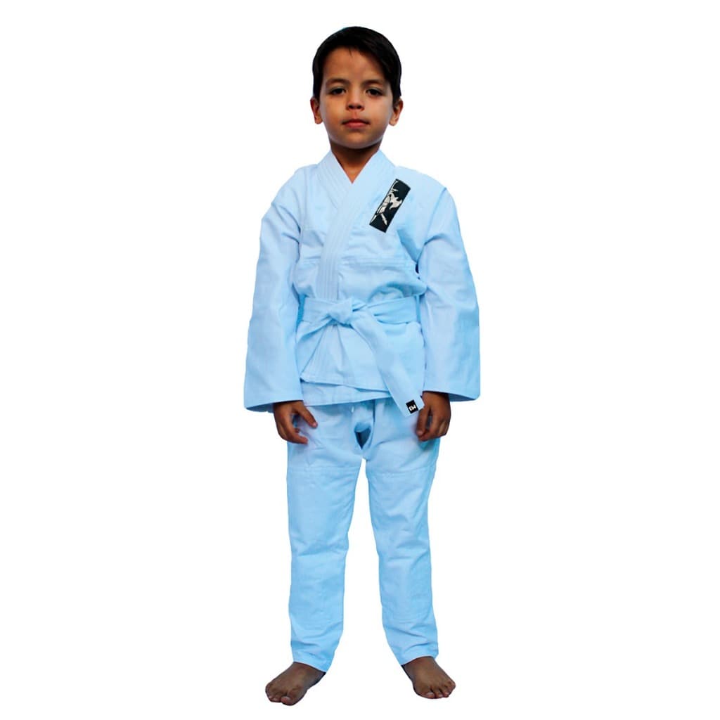 Kimono Branco Infantil Reforçado Jiujitsu, Judo + Faixa.