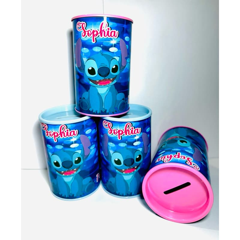 10 Cofrinho Personalizado Stitch