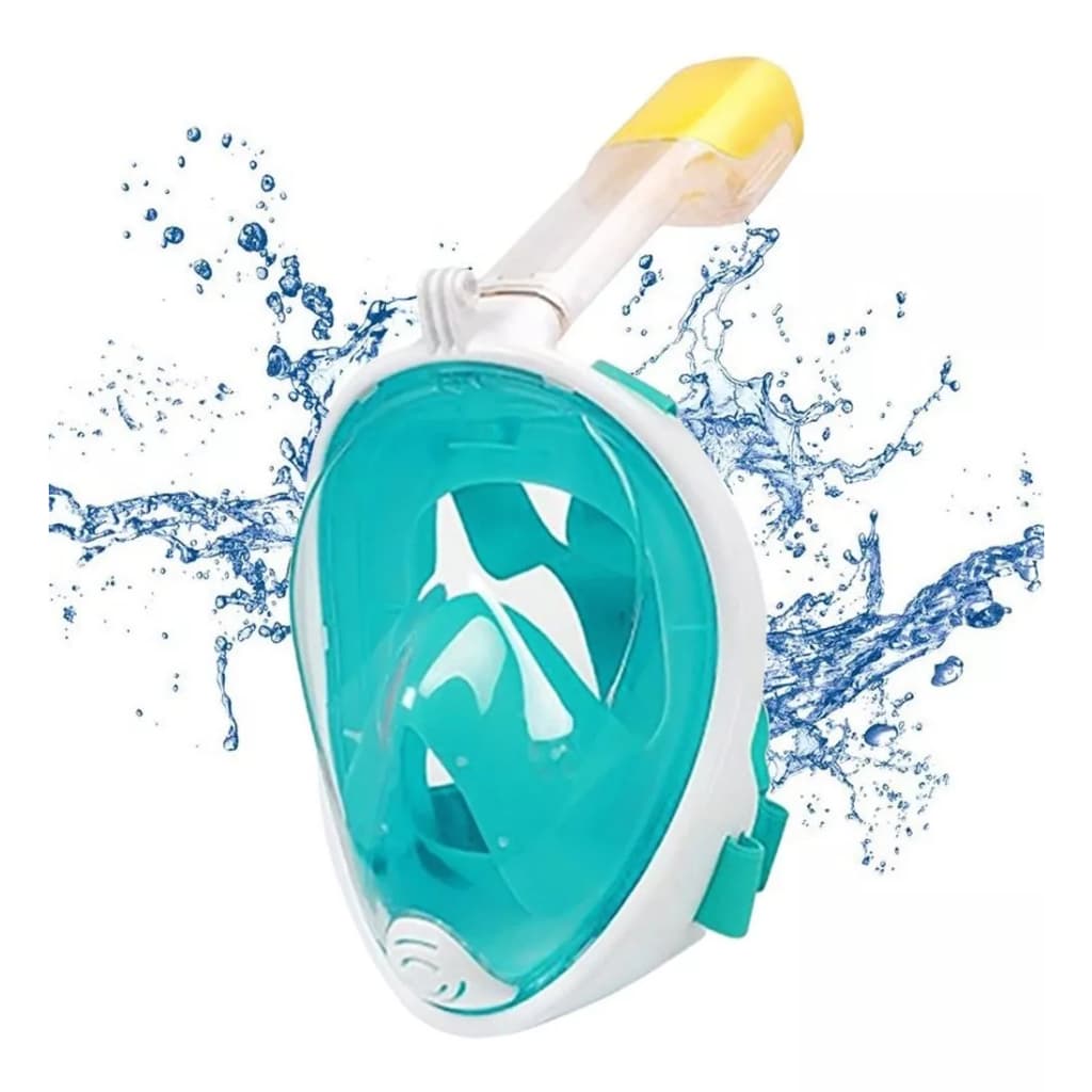 Mascara Snorkel Mergulho Profissional C Suporte Câmera Gopro Infantil/ Adulto