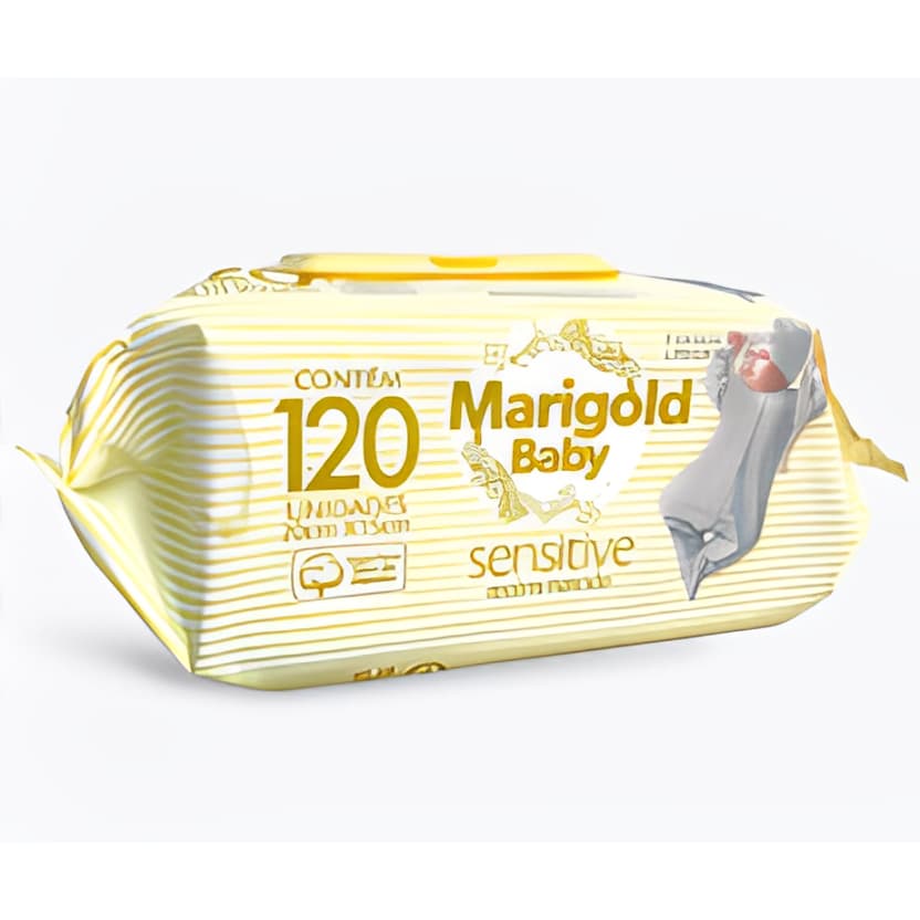 Toalha Umedecida Marigold Premium 120 unidades 20x15cm - Todos os modelos - UNIDADE