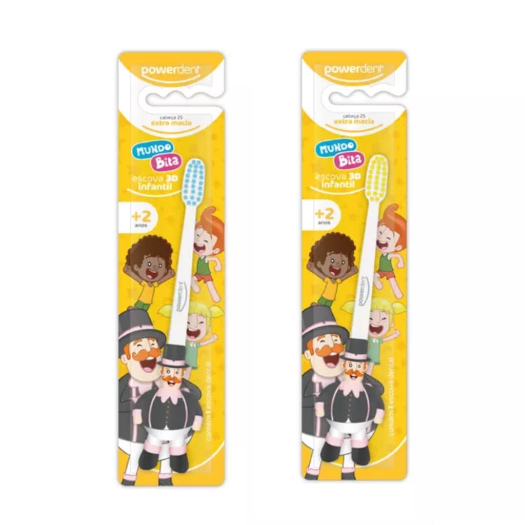 Escova De Dentes Infantil Mundo Bita 2 anos (2325)