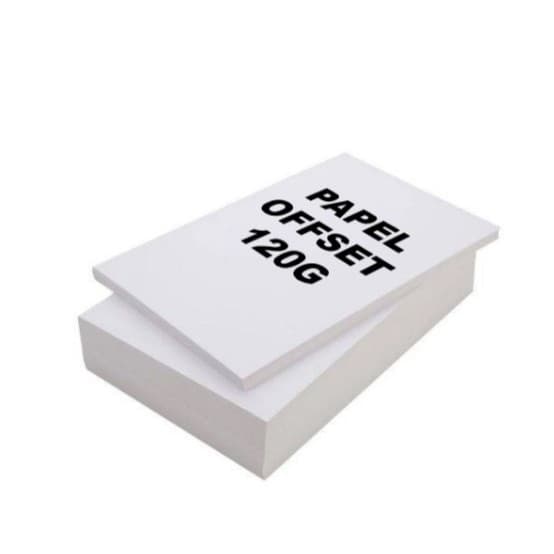 Papel Offset Sulfite 120g A4 100 Folhas