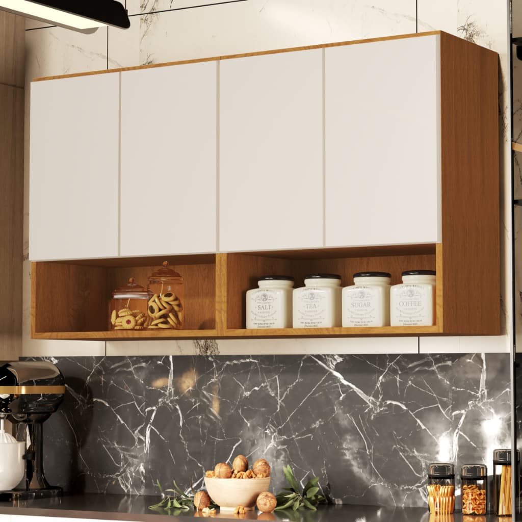 Armario para Cozinha Aéreo Organizador Multiuso Quarto Sala Bela 4 Portas