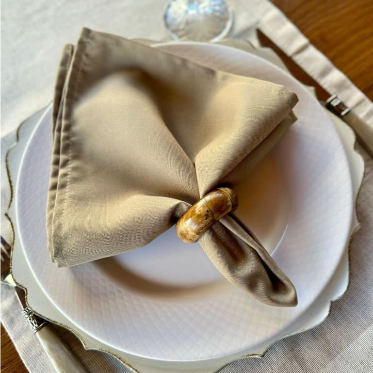 Kit 12 Guardanapos em Tecido Oxford Premium 35 x 35 com Bainha Mesaposta