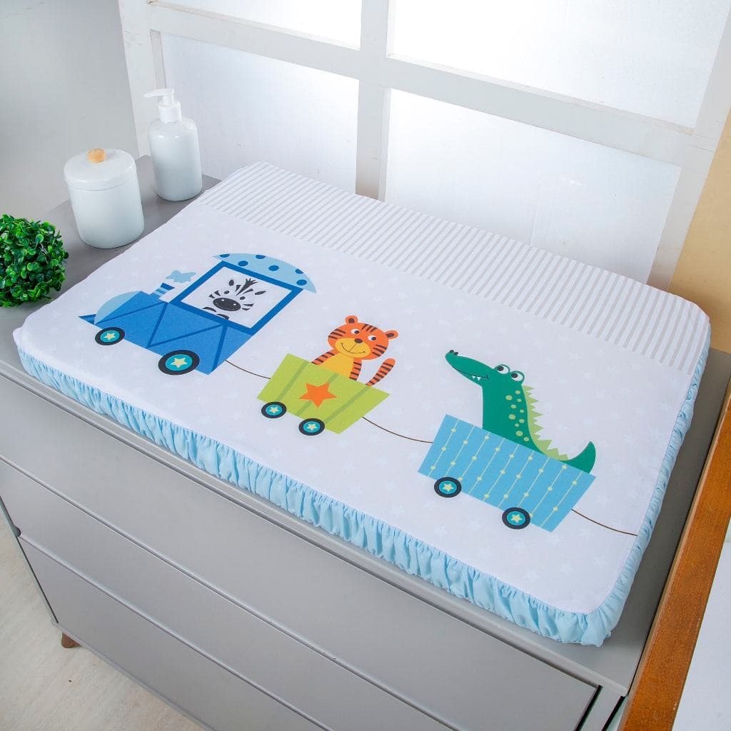 Trocador de Comoda Impermeável para Bebê Menino