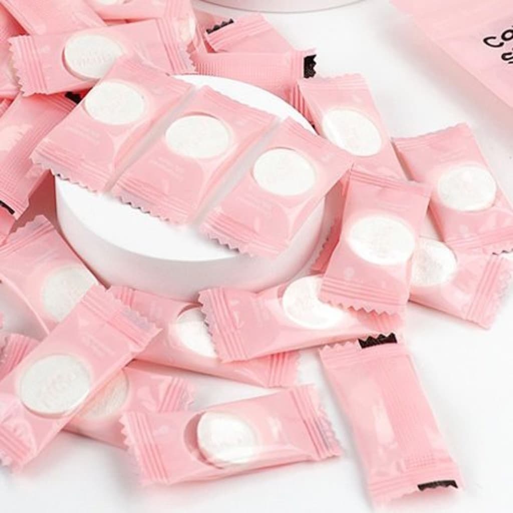 Kit 30 Máscara Desidratada Comprimido Compactada Lolita