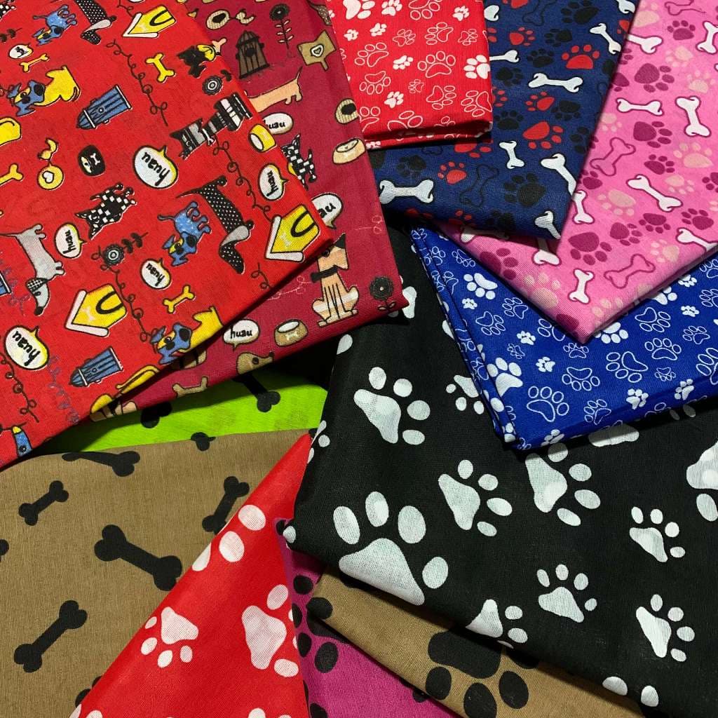 Tecido Percal Estampas Pet Caninos 1 M x 2,20 Largura( não é soft )
