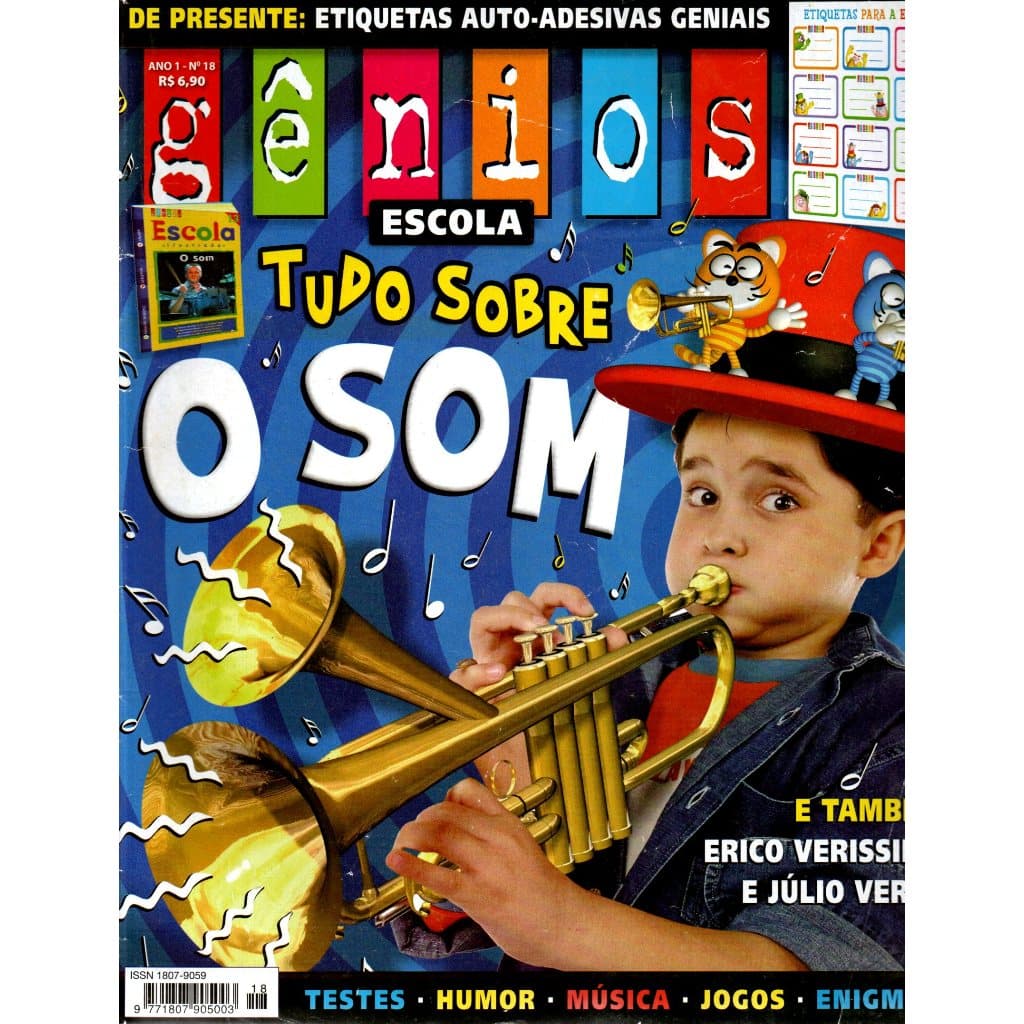 Revista Gênios, Ano 1, Nº 18, 2005