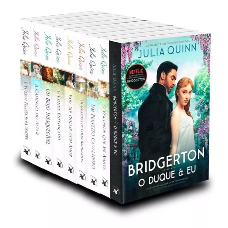 Série Completa Os Bridgertons - 9 Livros por Julia Quinn