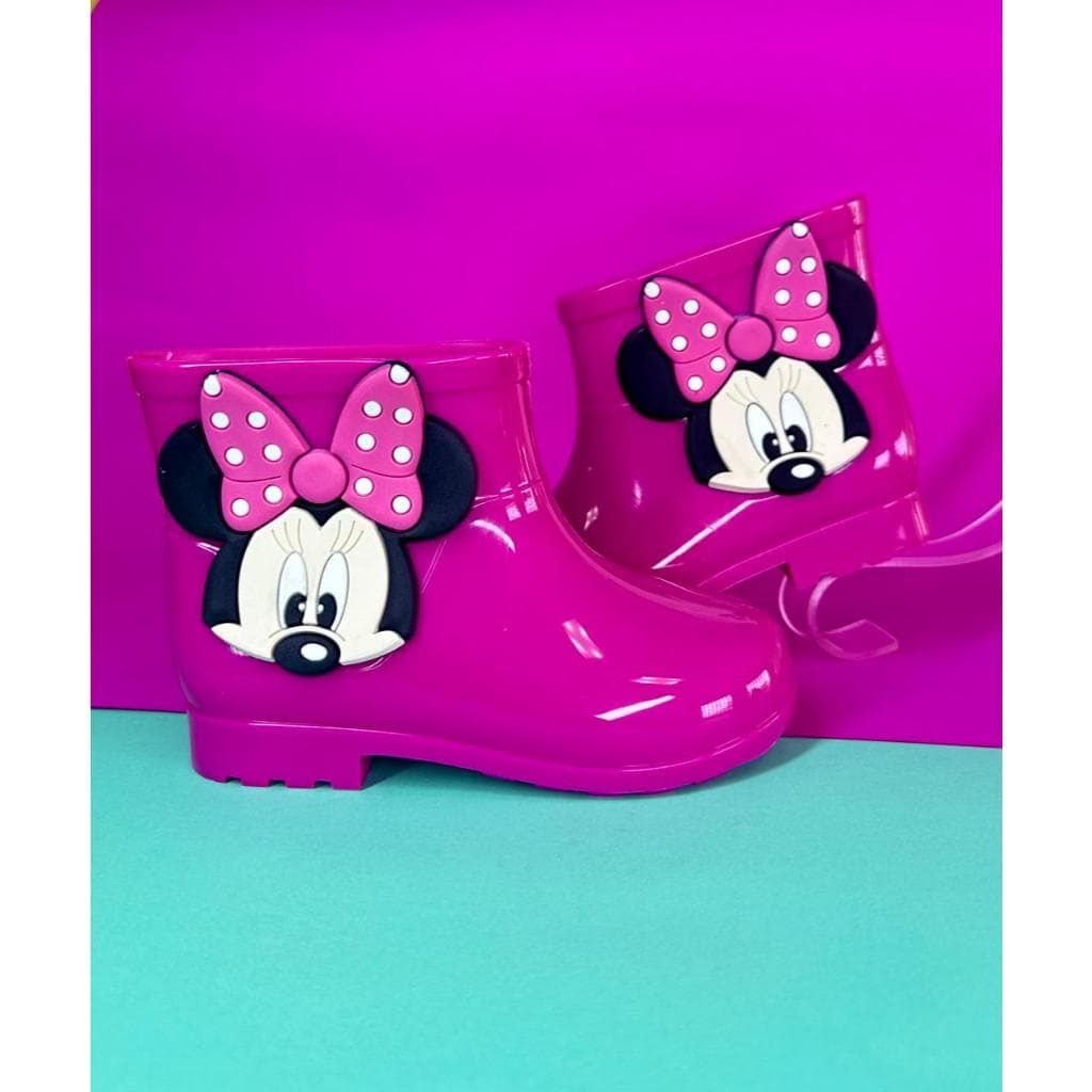Galocha Infantil Feminina Botinha de Personagens Moderno e Confortável Kids