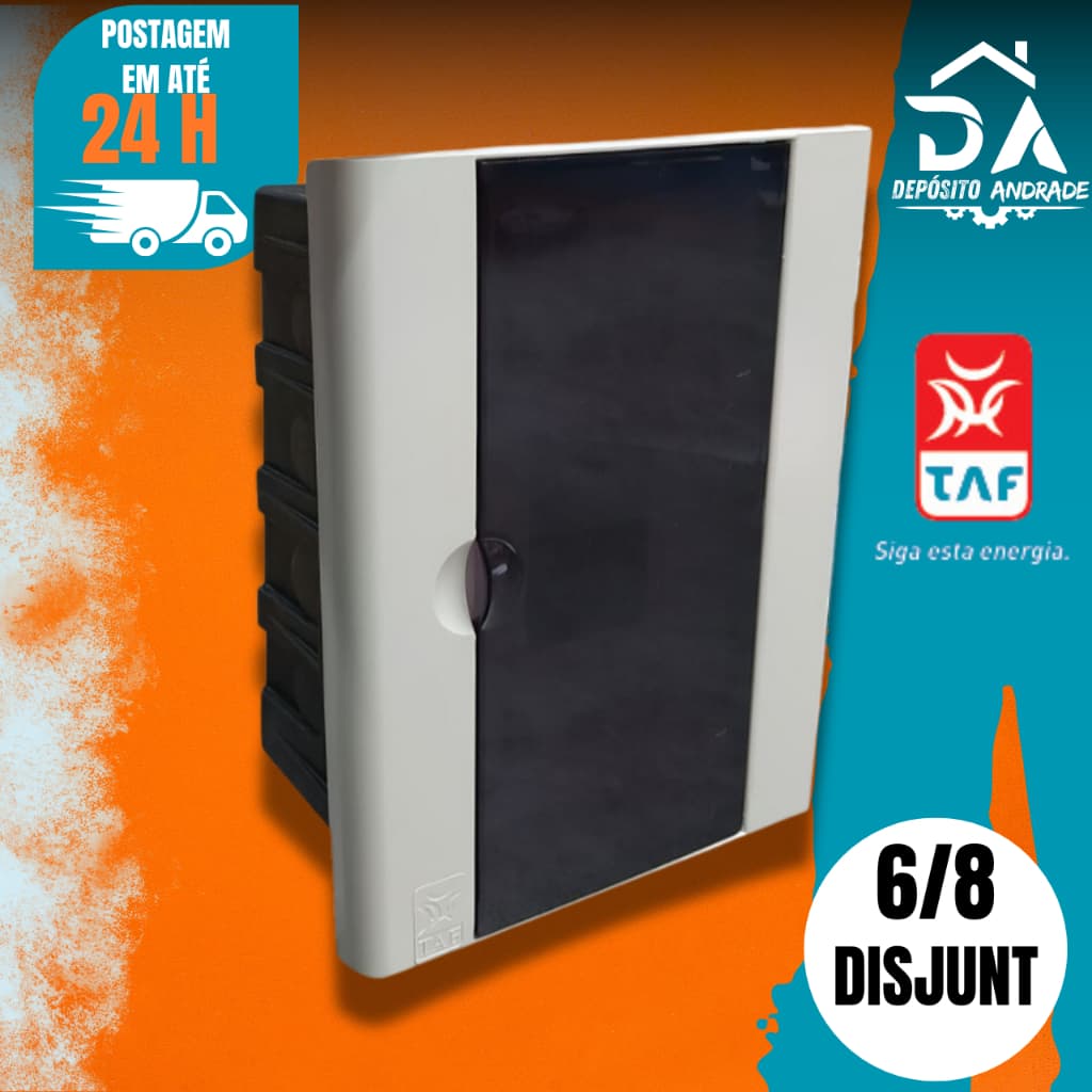 Centro Distribuição Caixa de Disjuntor  06/08  Tampa Fume TAF