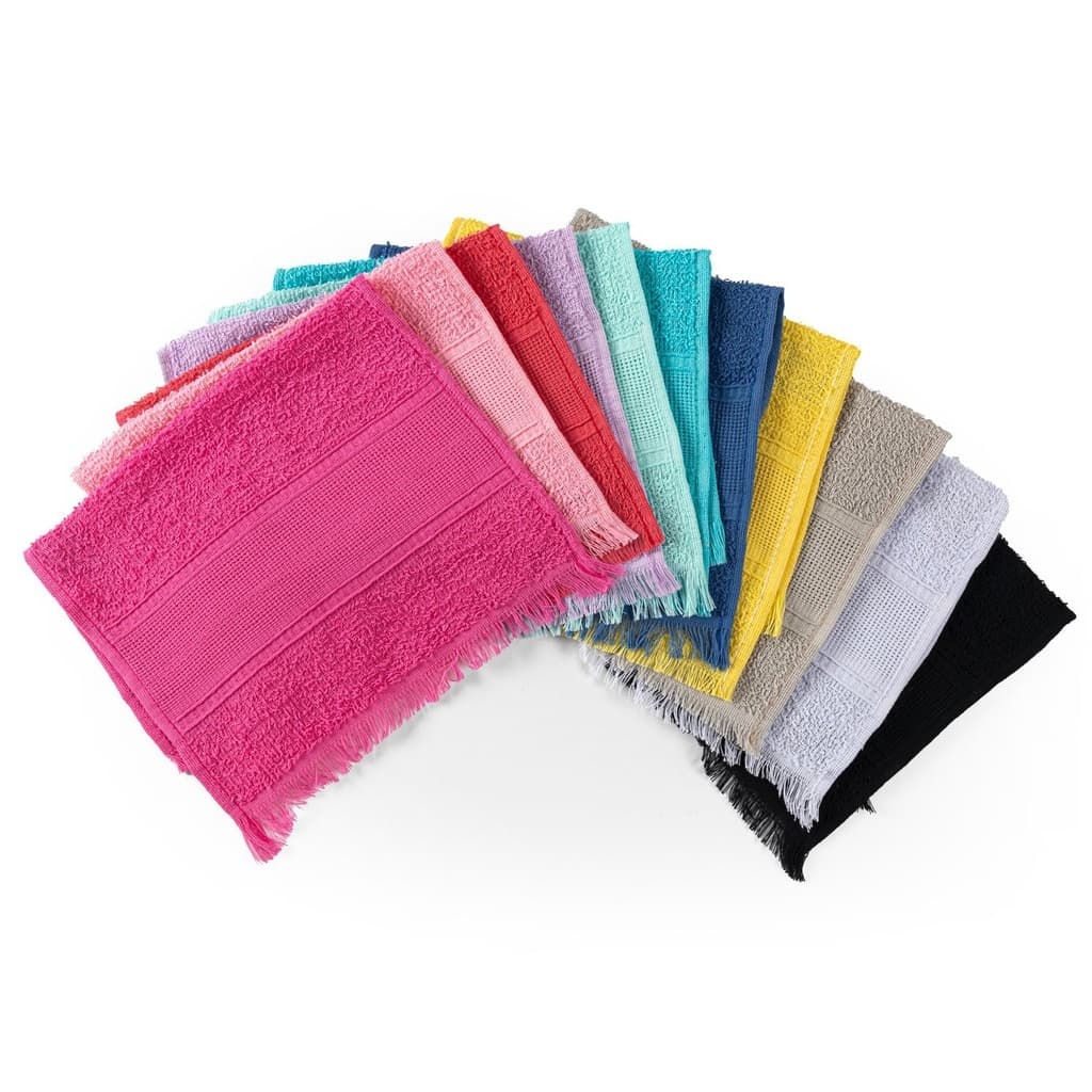 Kit com 5 toalha social para Bordar toalhinha de mão e boca 22x32 cm