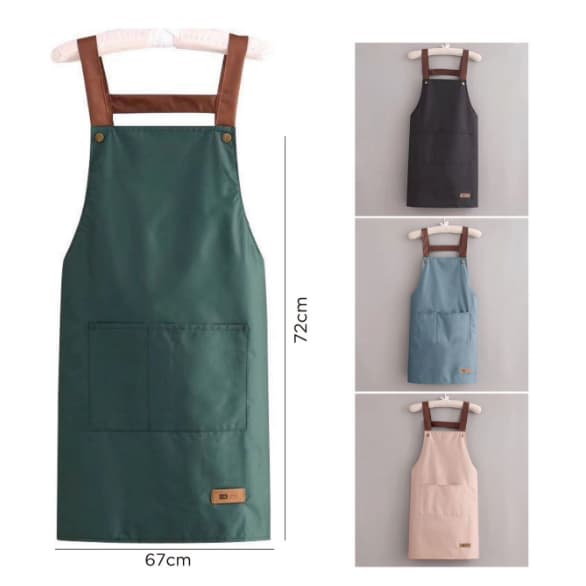 Avental Com Bolso Algodão Lona Cozinha Casa Unissex Impermeavel Qualidade CORES VARIADAS