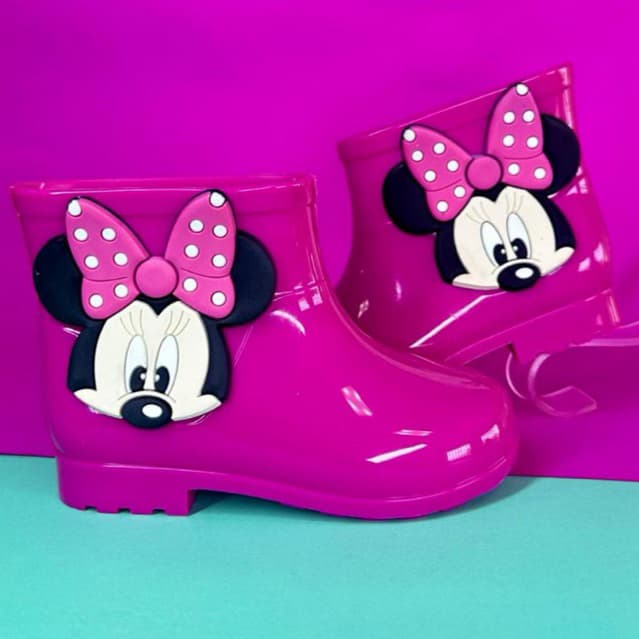 Galocha Infantil Feminina Botinha Meninas Kids Personagens Moderno