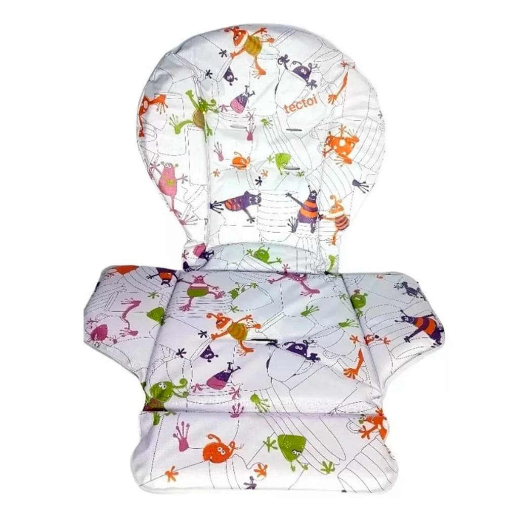 Capa Forro Estofamento Estofado Acolchoado para Cadeira Alimentação Papa Soneca Merenda Monstrinhos Original Burigotto