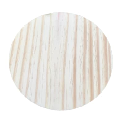 Placa Redonda de Madeira Pinus Lixada Acabamento Fino