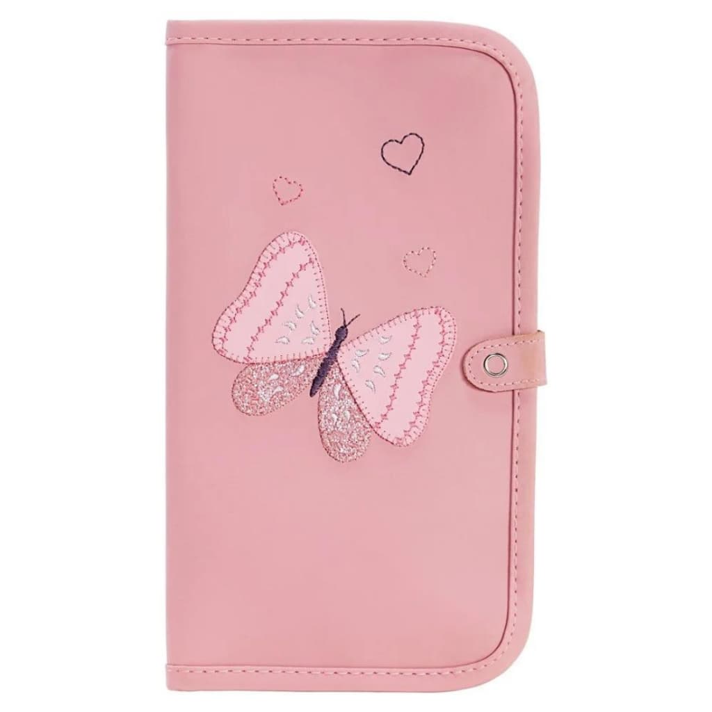 Porta Documentos Cheirinho De Neném Com Bordado Blush Linha Animais - 1 Peça