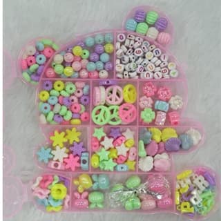 Kit Infantil De Miçangas Para Pulseiras + Silicone