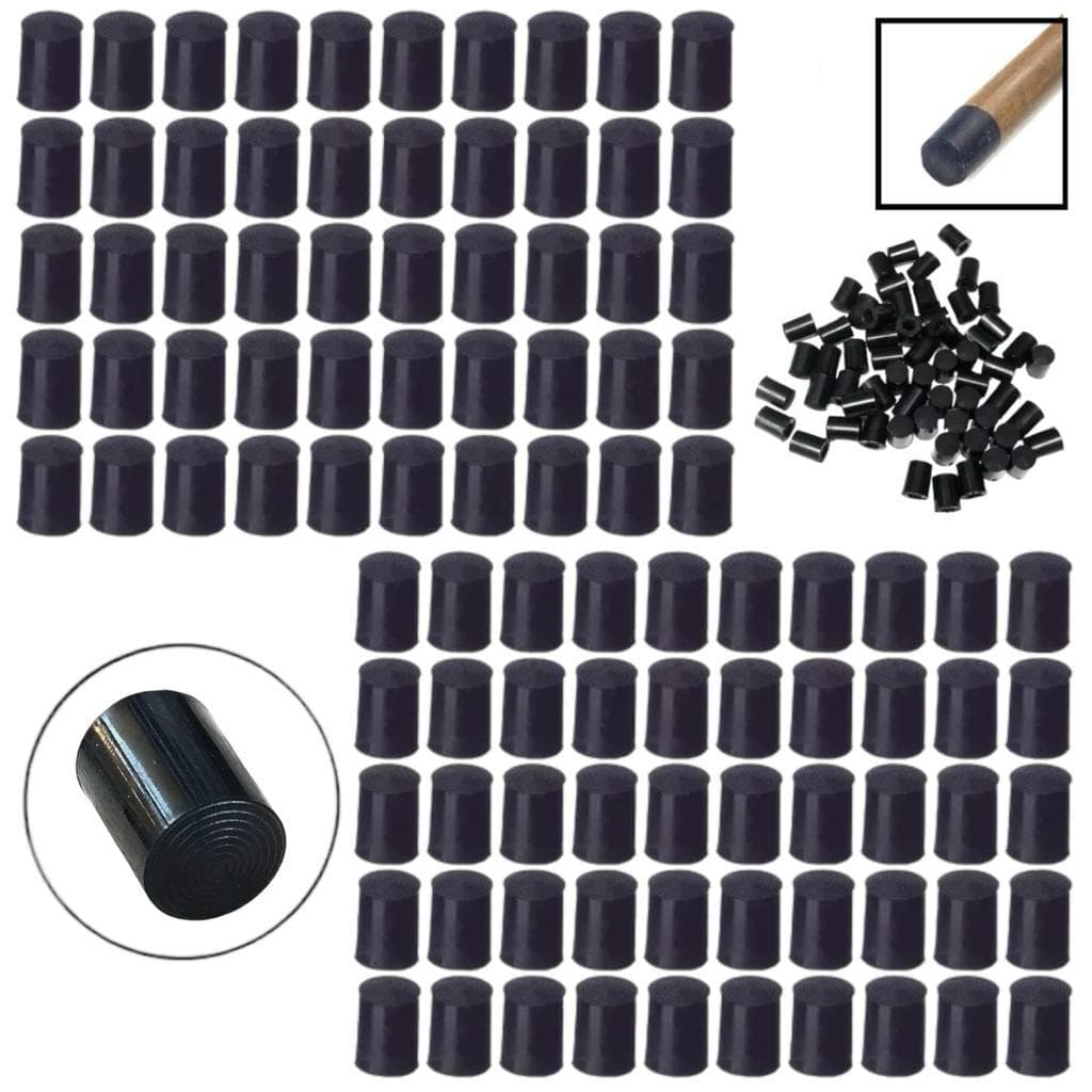 Ponteiras Virola Rista Plástica para Taco de Sinuca Bilhar Snooker com 100 50 20 10 Unidades