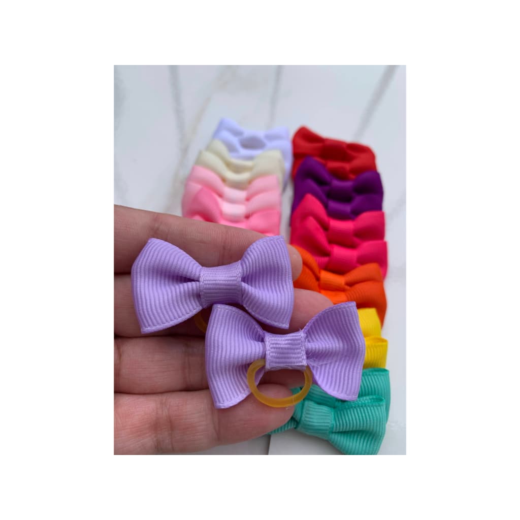 Kit 12 Pares Mini Lacinhos Pet P Laço Gravatinha Petshop