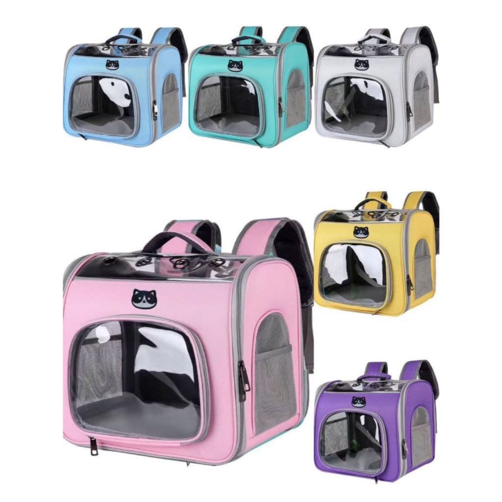 Bolsa Mochila Luxo Para Transporte E Viagem  De Pets Gato Cachorro SQ3