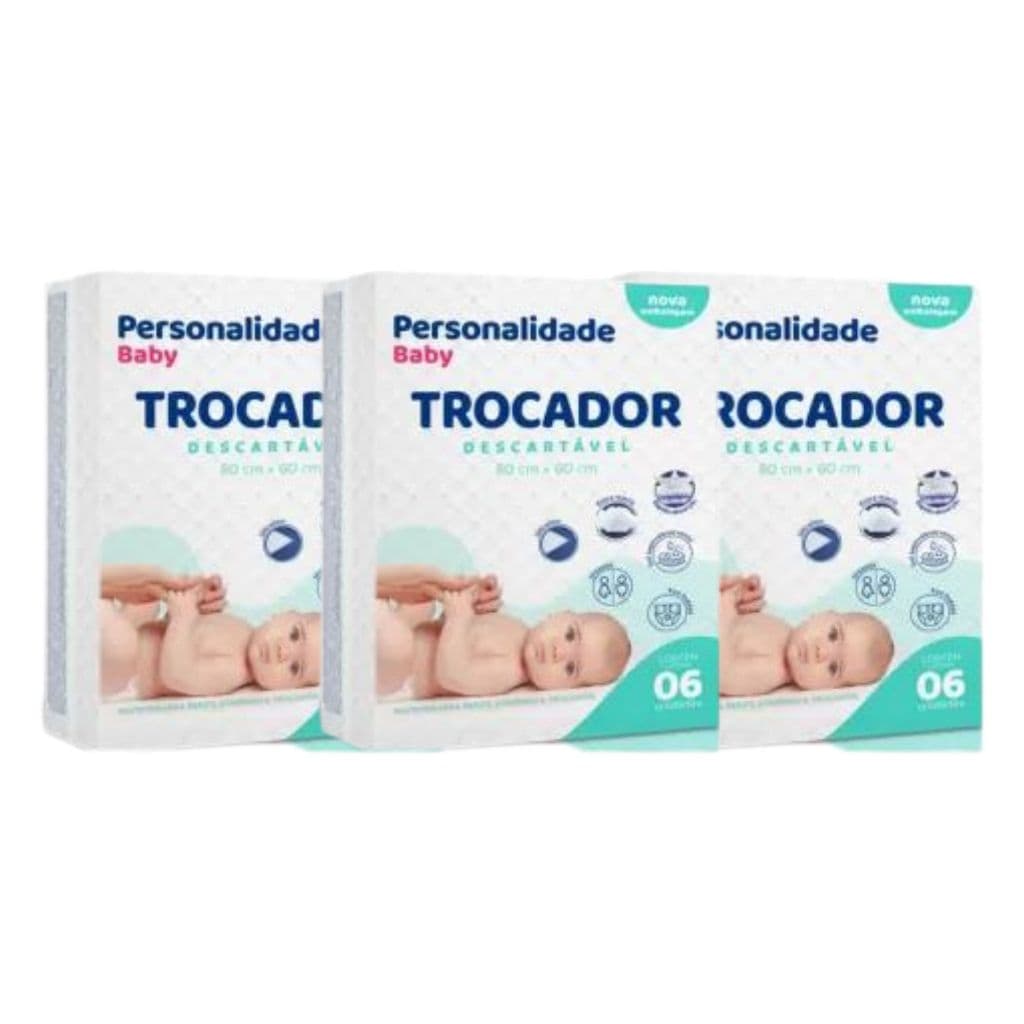 Lençol Absorvente P/ Desfralde Personalidade 80x60cm C/18un