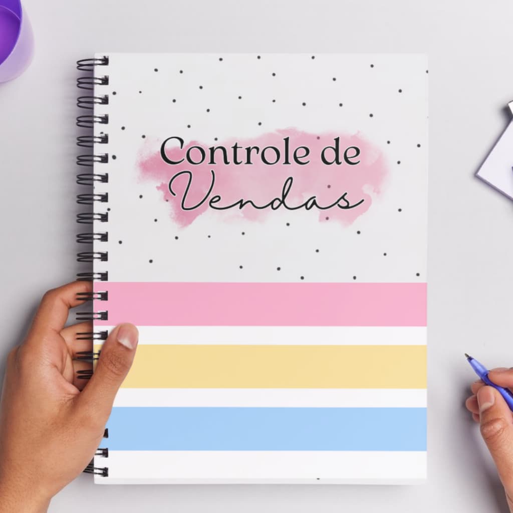 Caderno de Controle / Registro de Vendas A5