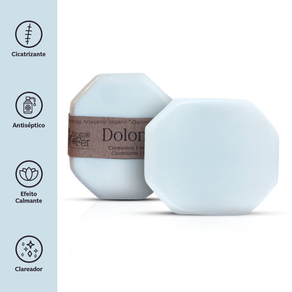 Kit 3 Sabonete Facial de Dolomita Skin Care Clareador