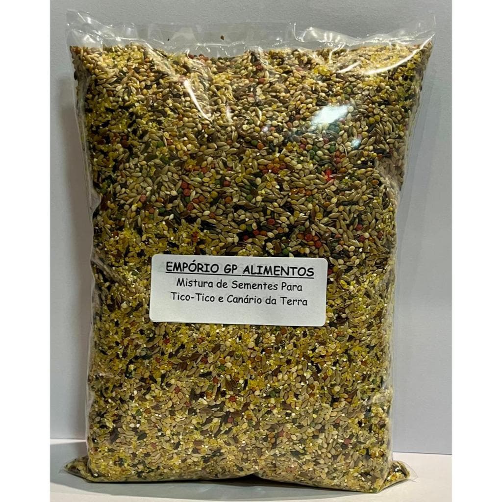 Mistura de Sementes Para Tico Tico E Canário Da Terra - 1kg